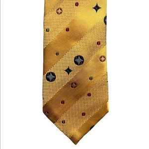 BEN SHERMAN Men's Designer Fashion Neck Tie Slim Retro Pattern Print